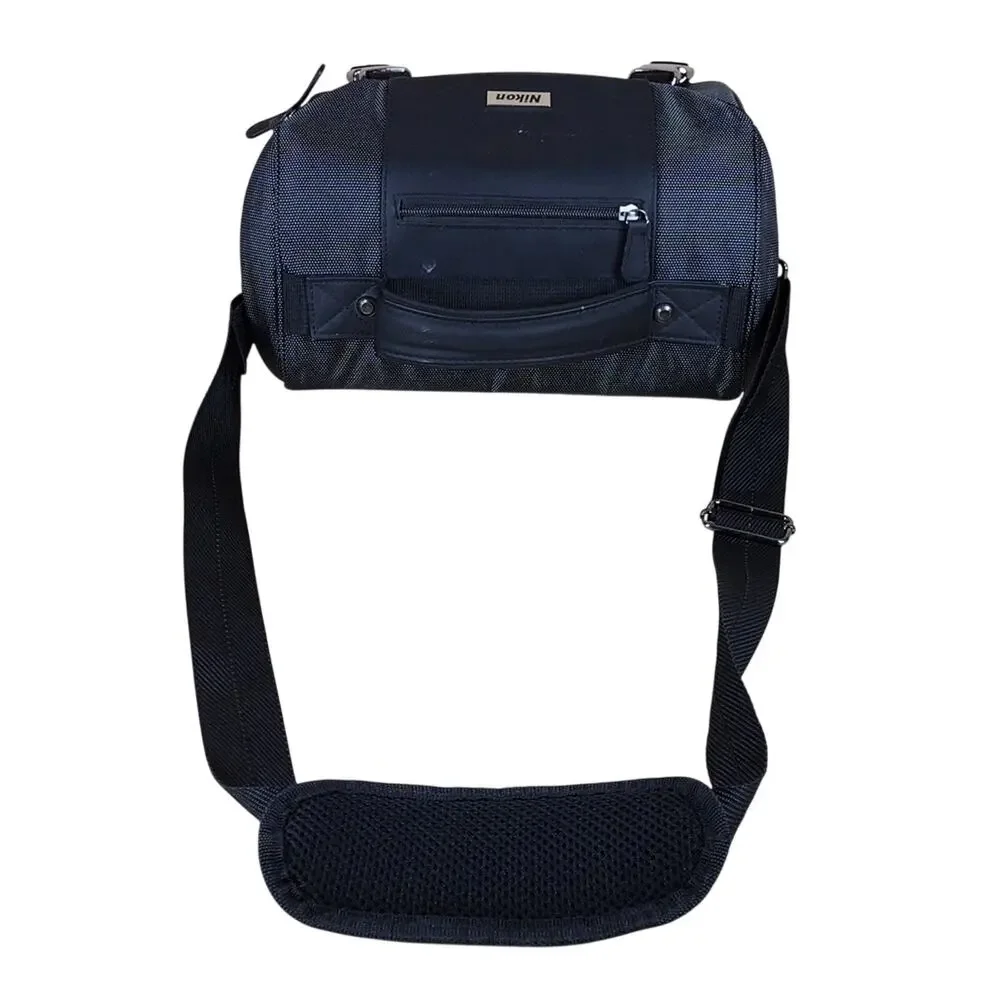 Nikon Camera Bag Black Padded DSLR Utility Crossbody Outdoor Travel Casual